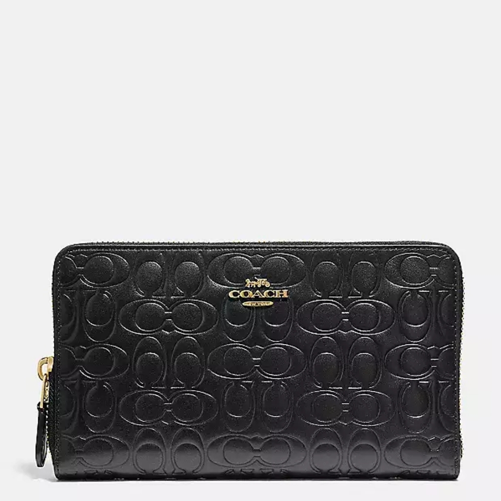 COACH Continental Wallet In Signature Leather - Picture 3 of 3
